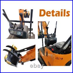 Landhonor 1T Dozer Farm Garden USA Digger Tracked Crawlerv 15HP Gas Engine EPA