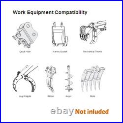 Landhonor 1T Dozer Farm Garden USA Digger Tracked Crawlerv 15HP Gas Engine EPA