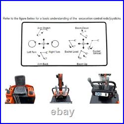 Landhonor 1T Dozer Farm Garden USA Digger Tracked Crawlerv 15HP Gas Engine EPA