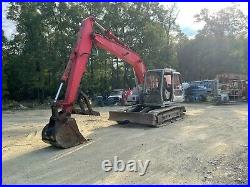 Link Belt 130XL Excavator With Push Blade & 36 Bucket With Manual Thumb