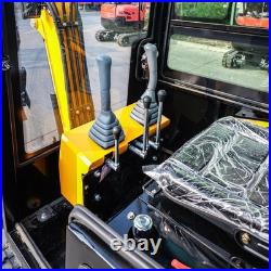 MMS 10HCAB 1 Ton Enclosed Cab Mini Excavator 13.5HP Gasoline Engine Small Digger