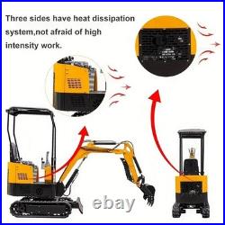 MMS 1Ton Mini Excavator Digger Briggs&Stratton Gasoline Engine 4K Motor 13.5HP