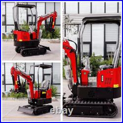 MMS 1Ton Mini Excavator Digger Briggs&Stratton Gasoline Engine 4K Motor 13.5HP