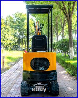 MMS 1Ton Mini Excavator Digger Briggs&Stratton Gasoline Engine 4K Motor 13.5HP