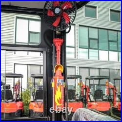 MMS 1.2Ton Mini Excavator with Enclosed Cab Engine Free Attachments