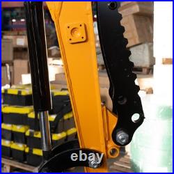 MMS 1.2Ton Mini Excavator with Enclosed Cab Engine Free Attachments