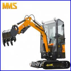 MMS 1.2 Ton Enclosed Cab Mini Excavator 13.5HP Gasoline Engine Small Digger MMS 1.2 Ton Enclosed Cab Mini Excavator 13.5HP Gasoline Engine Small Digger