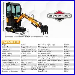 MMS 1.2 Ton Enclosed Cab Mini Excavator 13.5HP Gasoline Engine Small Digger MMS 1.2 Ton Enclosed Cab Mini Excavator 13.5HP Gasoline Engine Small Digger