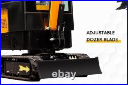 MMS 1.2 Ton Enclosed Cab Mini Excavator 13.5HP Gasoline Engine Small Digger MMS 1.2 Ton Enclosed Cab Mini Excavator 13.5HP Gasoline Engine Small Digger