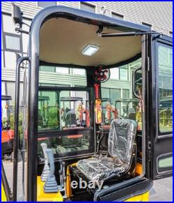 MMS 1.2 Ton Enclosed Cab Mini Excavator 13.5HP Gasoline Engine Small Digger MMS 1.2 Ton Enclosed Cab Mini Excavator 13.5HP Gasoline Engine Small Digger