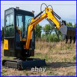 MMS 1.2 Ton Enclosed Cab Mini Excavator 13.5HP Gasoline Engine Small Digger MMS 1.2 Ton Enclosed Cab Mini Excavator 13.5HP Gasoline Engine Small Digger