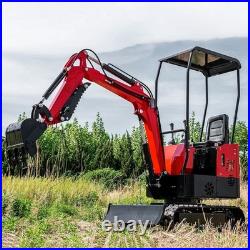 MMS 1 Ton Mini Excavator with Briggs&Stratton 13.5HP Gasoline Engine