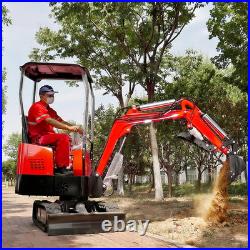 MMS 1 Ton Mini Excavator with Briggs&Stratton 13.5HP Gasoline Engine