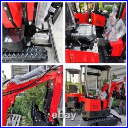 MMS 1 Ton Mini Excavator with Briggs&Stratton 13.5HP Gasoline Engine