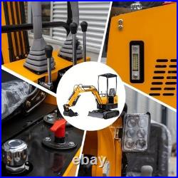 MMS 1 Ton Mini Excavator with Briggs&Stratton 13.5HP Gasoline Engine