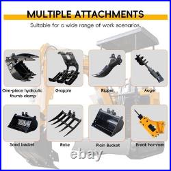 MMS 3307lb 1.5 Ton Mini Excavator 13.5HP Tracked Crawler B&S Gasoline Engine MMS 3307lb 1.5 Ton Mini Excavator 13.5HP Tracked Crawler B&S Gasoline Engine
