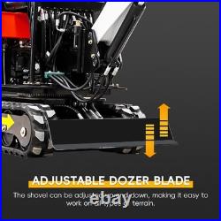 MMS FREE SHIPPING Compact Mini Track Excavator Small Digger with EPA Engine