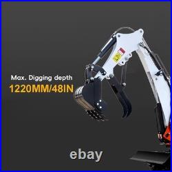 MMS FREE SHIPPING Compact Mini Track Excavator Small Digger with EPA Engine