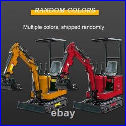 MMS Mini Excavator 1Ton Digger 13.5HP 360° Rotation Roll Cage Free Thumb