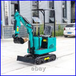 MMS Mini Excavator 1Ton Digger 13.5HP 360° Rotation Roll Cage Free Thumb
