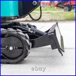 MMS Mini Excavator 1Ton Digger 13.5HP 360° Rotation Roll Cage Free Thumb