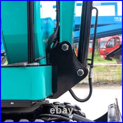 MMS Mini Excavator 1Ton Digger 13.5HP 360° Rotation Roll Cage Free Thumb