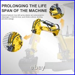 MMS Mini Excavator 360° Rotating 1 Ton 13.5HP EPA Engine Compact Digger