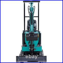 MMS Mini Excavator 360° Rotating 1 Ton 13.5HP EPA Engine Compact Digger