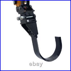 MMS Root Digger Mini Excavator Attachment Tree Root Removal Digging Hook Tool
