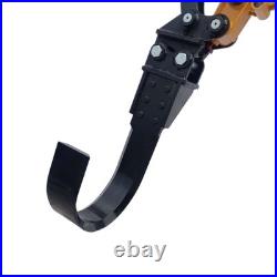 MMS Root Digger Mini Excavator Attachment Tree Root Removal Digging Hook Tool