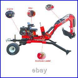 Mini 360°Excavator Towable atv transport 15hp EPA Engine FREE SHIPPING