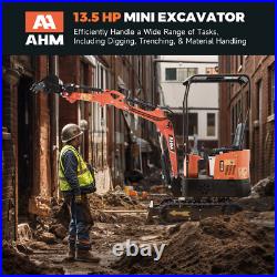 Mini Excavator 1T 1.3T Digger 13.5hp 23hp Tracked Crawler B&S/Kubota EPA Engine