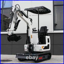 Mini Excavator 1Ton Diggers B&S Engine + 5 Attachments Excavator Free Delivery