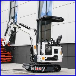 Mini Excavator 1Ton Diggers B&S Engine + 5 Attachments Excavator Free Delivery