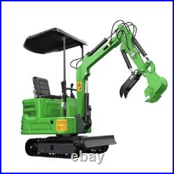 Mini Excavator 1Ton Hydraulic 13.5HP Tracked Crawler Gas Small Digger USA Stock Mini Excavator 1Ton Hydraulic 13.5HP Tracked Crawler Gas Small Digger USA Stock
