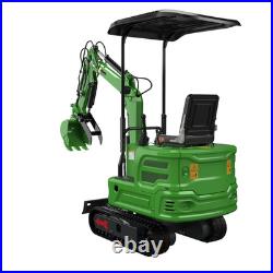 Mini Excavator 1Ton Hydraulic 13.5HP Tracked Crawler Gas Small Digger USA Stock Mini Excavator 1Ton Hydraulic 13.5HP Tracked Crawler Gas Small Digger USA Stock