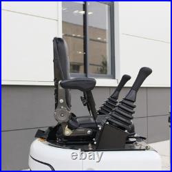 Mini Excavator 1Ton Pilot System Diggers B&S Engine with Attachments Auger Drill Mini Excavator 1Ton Pilot System Diggers B&S Engine with Attachments Auger Drill