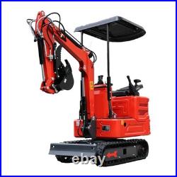 Mini Excavator 1.4Ton Digger 11.4HP Kubota Diesel Pilot System EPA Engine USA
