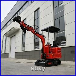Mini Excavator 1.4Ton Digger 11.4HP Kubota Diesel Pilot System EPA Engine USA