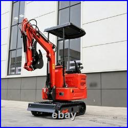 Mini Excavator 1.4Ton Digger 11.4HP Kubota Diesel Pilot System EPA Engine USA