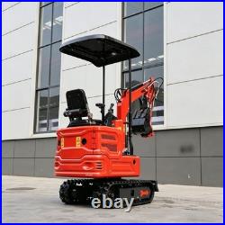 Mini Excavator 1.4Ton Digger 11.4HP Kubota Diesel Pilot System EPA Engine USA