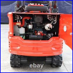 Mini Excavator 1.4Ton Digger 11.5hp Kubota Diesel Pilot System EPA Engine USA +4