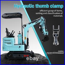 Mini Excavator 1.4Ton Digger Kubota Diesel Engine Tracked Crawler FREE SHIPPING