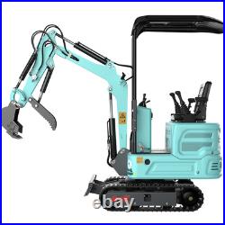 Mini Excavator 1.4Ton Digger Kubota Diesel Engine Tracked Crawler FREE SHIPPING