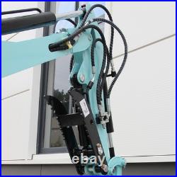 Mini Excavator 1.4Ton Digger Kubota Diesel Engine Tracked Crawler FREE SHIPPING