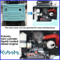 Mini Excavator 1.4Ton KUBOTA Diesel Engine with 4 Attachments Excavator Cover Mini Excavator 1.4Ton KUBOTA Diesel Engine with 4 Attachments Excavator Cover