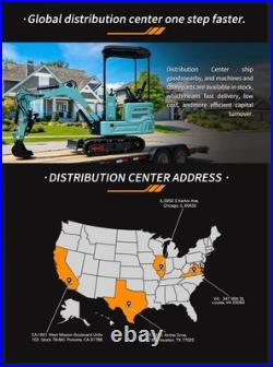 Mini Excavator 1.4 Ton Kubota Diesel Engine Pilot Hydraulic US Stock Mini Excavator 1.4 Ton Kubota Diesel Engine Pilot Hydraulic US Stock