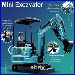 Mini Excavator 1.8Ton Kubota Engine 4000 lbs Crawler Digger Diesel Free Shipping