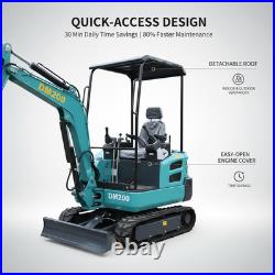 Mini Excavator 1.8 Ton-Kubota Diesel Engine, Tracked Digger, Pilot Control Digger