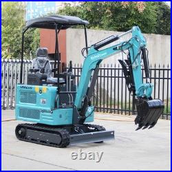 Mini Excavator 1.8 Ton-Kubota Diesel Engine, Tracked Digger, Pilot Control Digger